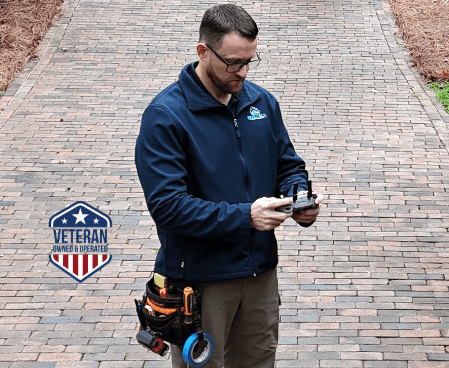 Veteran-owned home inspector in Wake County NC reviewing inspection report — Sierra Delta Home Inspections